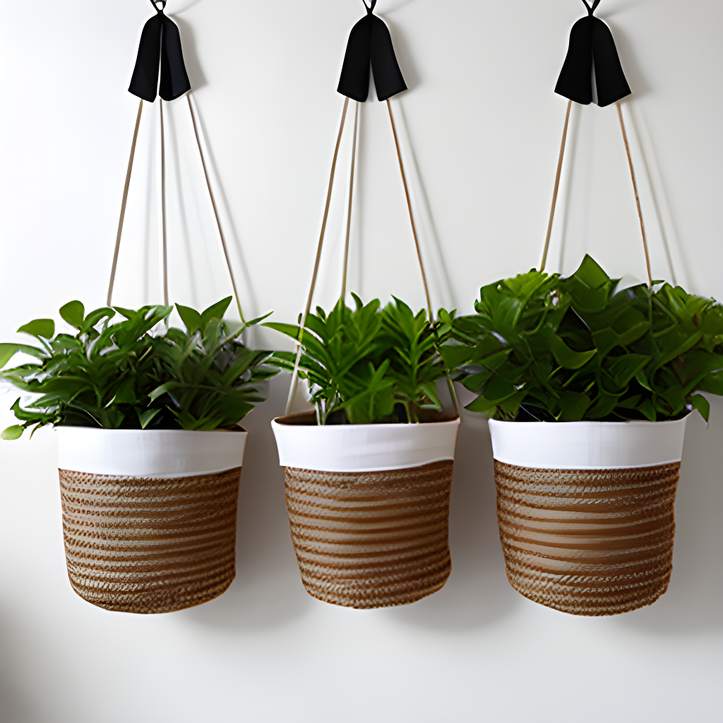 fabric wall hanging plant hangers upscaled 12 Amazing Reuse Ideas for Your Old Sleeping Bags